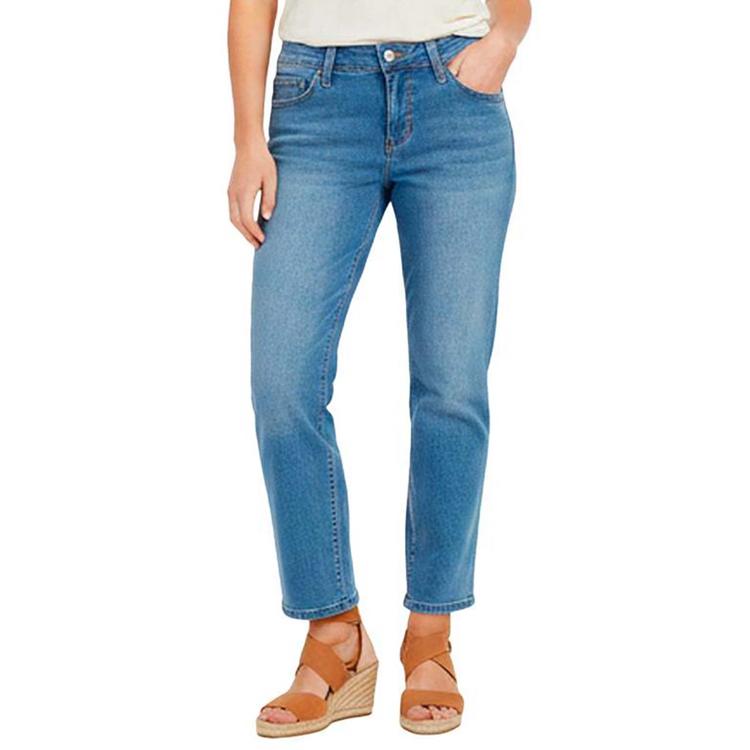 Petite Royalty Curve Confidence 5-Pocket Straight Leg Jeans