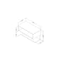South Shore Sazena Weathered Oak Floating Nightstand - image 6