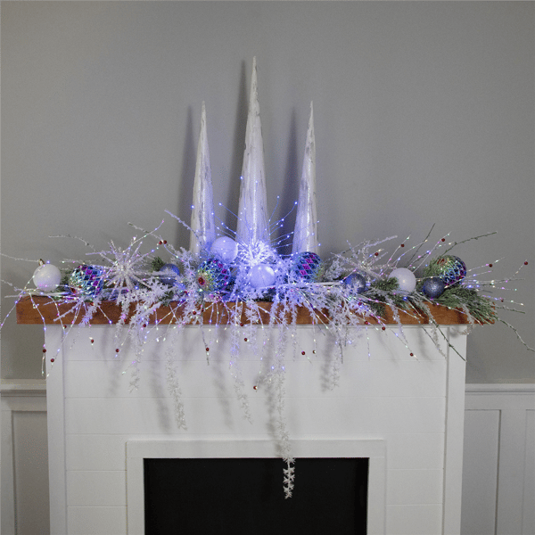 Northlight Multicolor Pre-Lit Christmas Garland with Jingle Bells