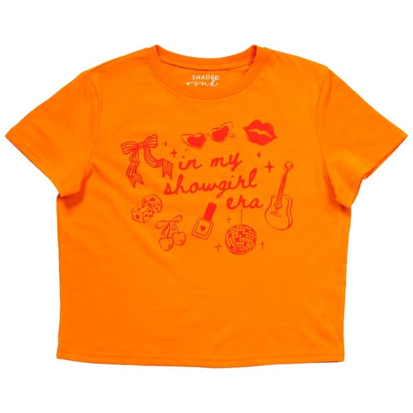 Girls (7-16) Shaded Pink Short Sleeve Showgirl Tee