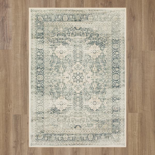 Mohawk Home Carousel Kolab Grey Ornamental Accent Rug - 2' x 3'