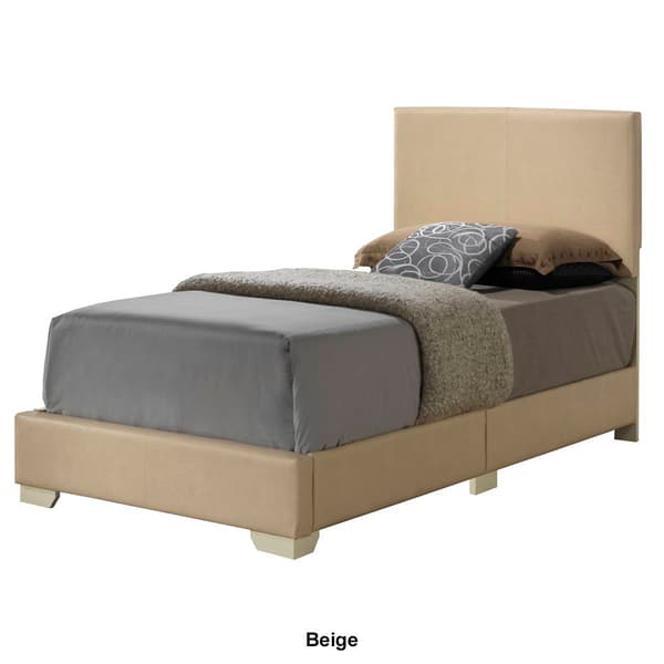 Passion Furniture Aaron Panel Bed Frame - Twin