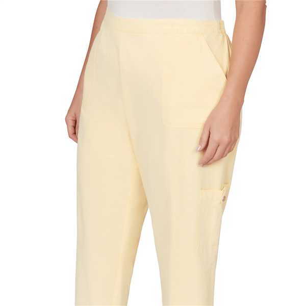 Plus Size Alfred Dunner Out Of The Blue Wide Leg Cargo Capris