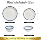 Sango Siterra Santorini 16pc. Blue Round Dinnerware Set - image 5