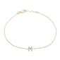 Diamond Classics(tm) 1/20ctw. Diamond Initial M Bracelet - image 1
