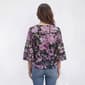 Womens Cocomo 3/4 Flounce Sleeve Lace Floral Blouse - image 2