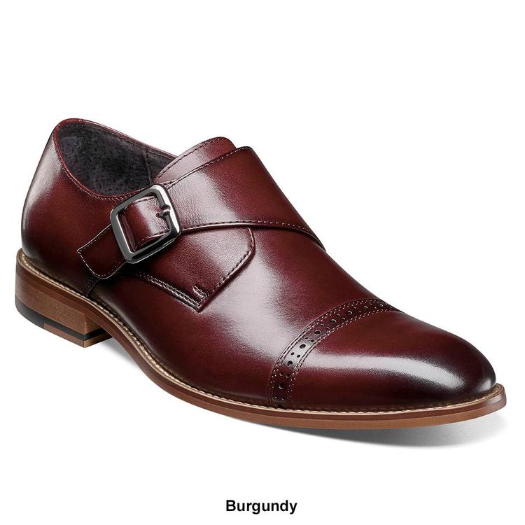 Mens Stacy Adams Desmond Cap Toe Monk Strap Oxfords