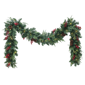 Puleo International 9ft. Pre-Lit Adorned Garland - image 1