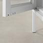 South Shore Crea White Metal Mesh 1-Door End Table - image 5