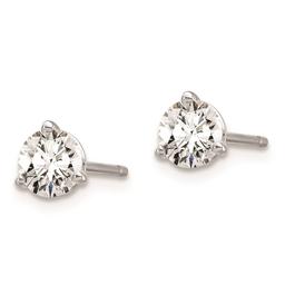 Pure Fire 14kt. White Gold Lab Grown 3/4ctw. Diamond Earrings