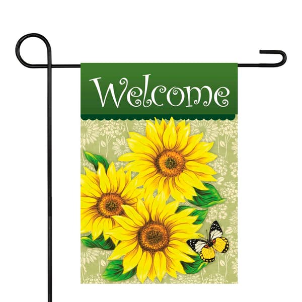 Northlight Seasonal Welcome Sunflowers Spring Garden Flag