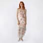 Juniors No Comment Asymmetrical Hem Dreamscape Floral Midi Dress - image 2