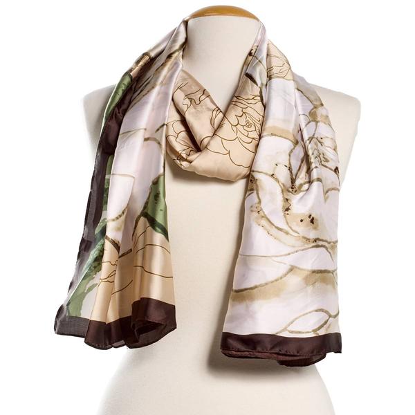 Womens Renshun Floral Oblong Scarf - image 