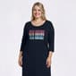 Plus Size Goodnight Kiss 3/4 Sleeve Hello Sunshine Nightshirt - image 3