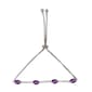 Gianni Argento Silver Plated Amethyst Adjustable Bracelet - image 1