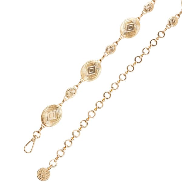 Womens Vince Camuto Mixed Chain Concho Belt