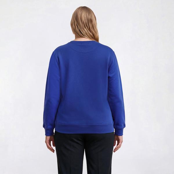 Plus Size Hasting & Smith Scattered Snowflakes Sweatshirt