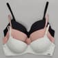 Womens Nautica 3pk. T-Shirt Bra with Picot Elastic NT2935-3PKAI - image 2