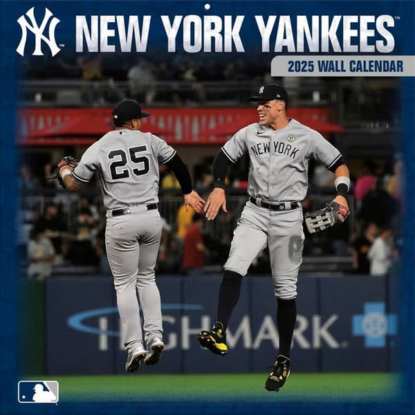 Lang&#40;R&#41; 2025 New York Yankees Wall Calendar - image 