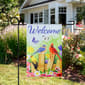 Northlight Seasonal Welcome Birds on a Fence Garden Flag - image 3