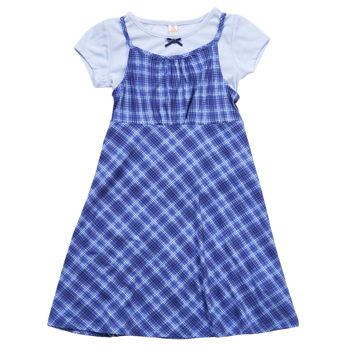 Girls (7-16) Sweet Butterfly(R) Short Sleeve Tee/Yummy Plaid Jumper