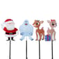 Northlight Seasonal Rudolph & Friends Pathway Markers - Set of 4 - image 2