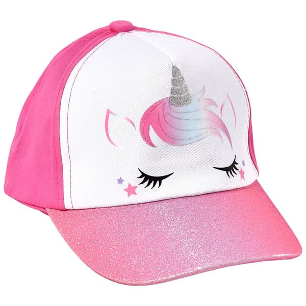 Girls Capelli® New York Starry Unicorn Twill Baseball Hat