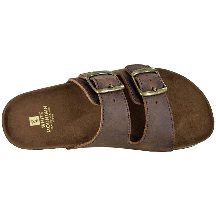Womens White Mountain Helga Slide Footbed Sandals