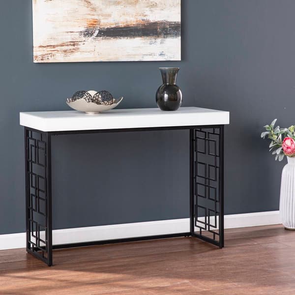 Southern Enterprises Mavden Contemporary Console Table - image 