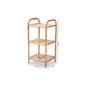 Baxton Studio Barras Modern Bohemian Rattan 3-Tier Display Shelf - image 5