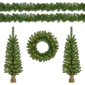Puleo International 5pc. Pre-Lit Christmas Décor Set - image 1