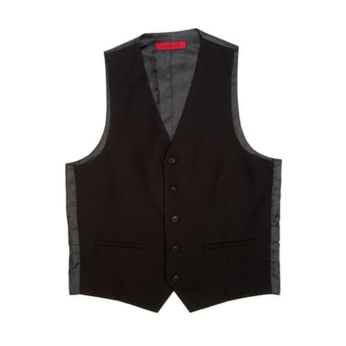 Mens Adolfo Red - Black Suit Separate Vest - image 