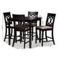 Baxton Studio Verina 5pc. Wood Pub Set - image 7
