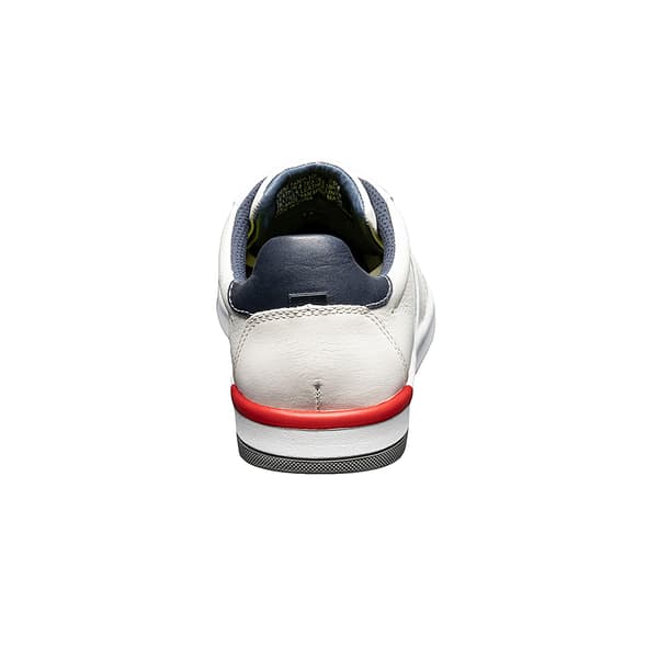 Mens Florsheim Crossover Lace To Toe White Casual Sneakers