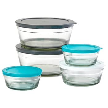 Farberware 10-pc. Glass Bowl Food Storage Set