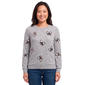 Womens Tru Self Long Sleeve Bow Sweater - image 1