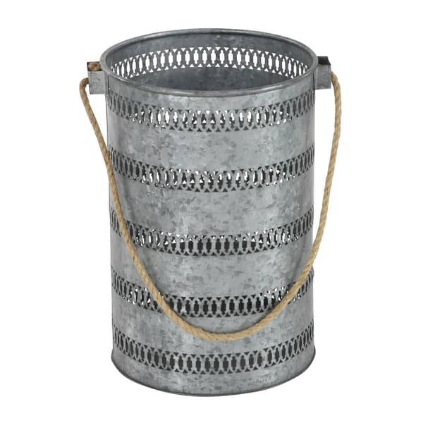 9th & Pike&#174; Galvanized Bucket Lanterns