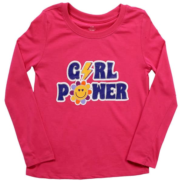 Girls &#40;7-16&#41; Tales & Stories Long Sleeve Girl Power Tee - image 