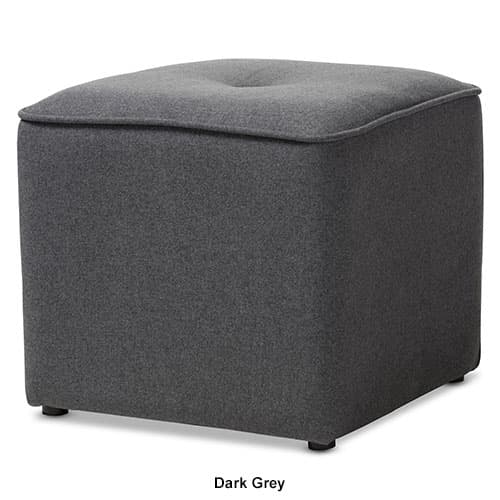 Baxton Studio Corinne Upholstered Ottoman