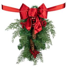 Northlight Seasonal Christmas Chair Back Swags - Set of 2