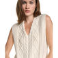 Womens DKNY Jeans Cable Knit V-Neck Sweater Vest - image 4