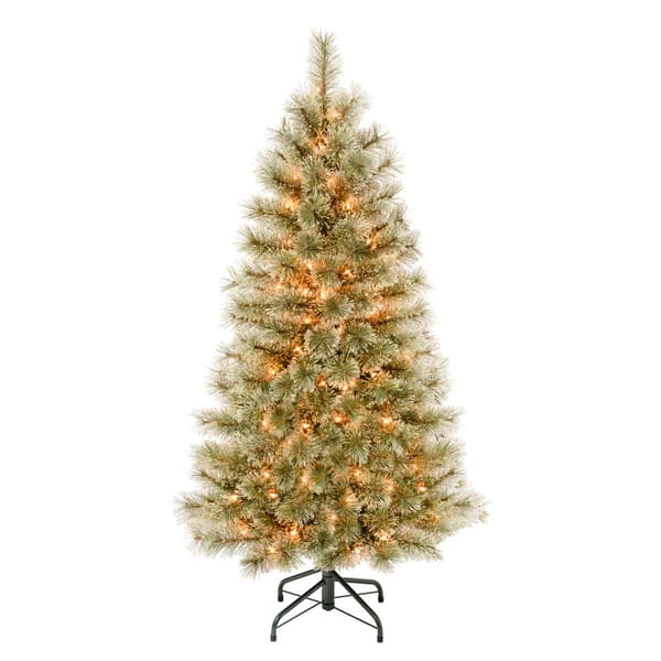 National Tree 4.5ft. Arcadia Pine Cashmere Tree w/ 100 Lights
