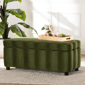 bali & pari Paulina Velvet Storage Bench - image 9