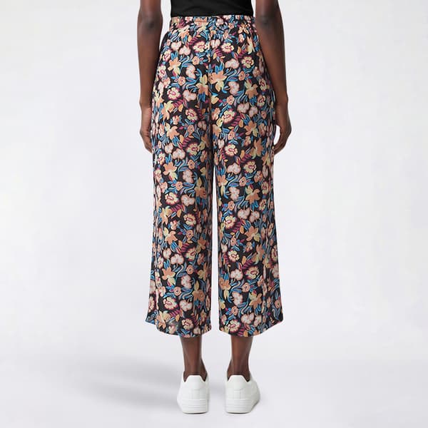 Plus Size Preswick & Moore® Pull On Floral Gauze Cropped Palazzo