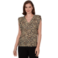 Womens Emaline Key Items Cap Sleeve Abstract Dot Blouse - image 1