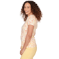 Petite Hearts of Palm Fun in the Sun Geometric Abstract Blouse - image 3