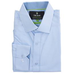 Mens Tom Baine Regular Fit Dress Shirt - Sky Blue Check