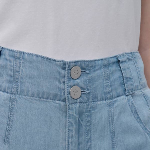 Womens DKNY High Waist Wide Leg Jeans