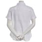 Womens Nautica Dobby Plaid Camp Button Down - image 3