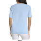 Womens Calvin Klein 3/4 Sleeve Knit Tee w/Shoulder Buttons - image 2